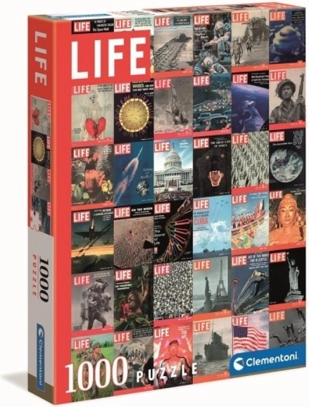Clementoni dėlionė „Life“ Čihuahua 1000 dalių – Žurnalo „Life“ viršeliai