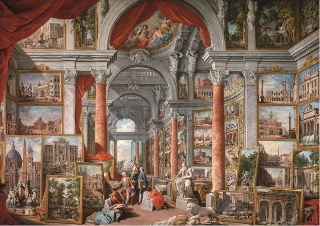 Art Puzzle Museum Series: vaizdas į šiuolaikinę Romą, 2000 detalių