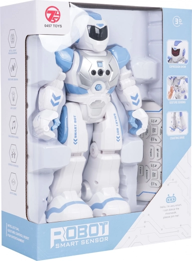 Daugiafunkcis interaktyvus robotas SMART-BOT su nuotolinio valdymo pultu