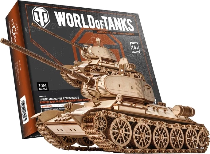 Little Story medinė 3D dėlionė World of Tanks T-34-85