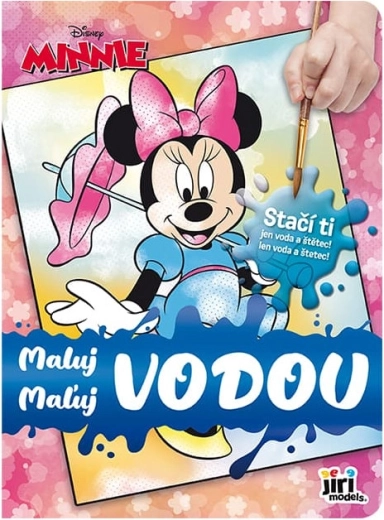 Spalvink vandeniu Minnie – stebuklingos spalvinimo knygelės