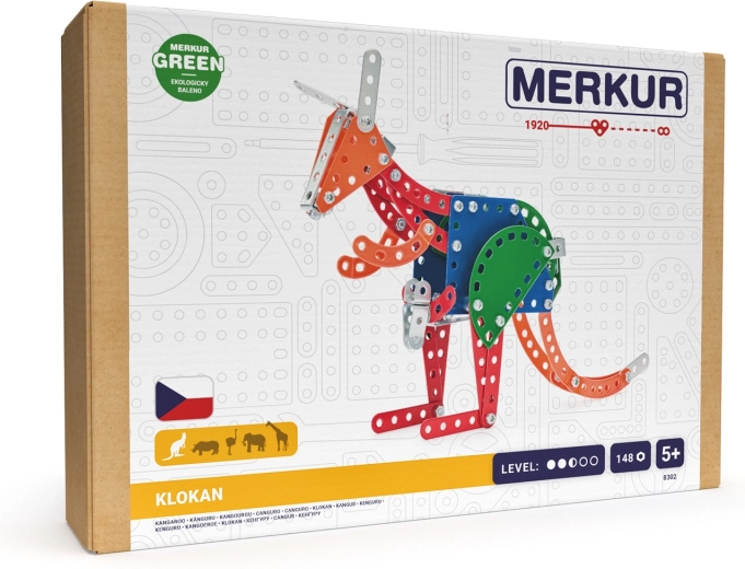 Merkur Zoo kangaroo, 148 pieces
