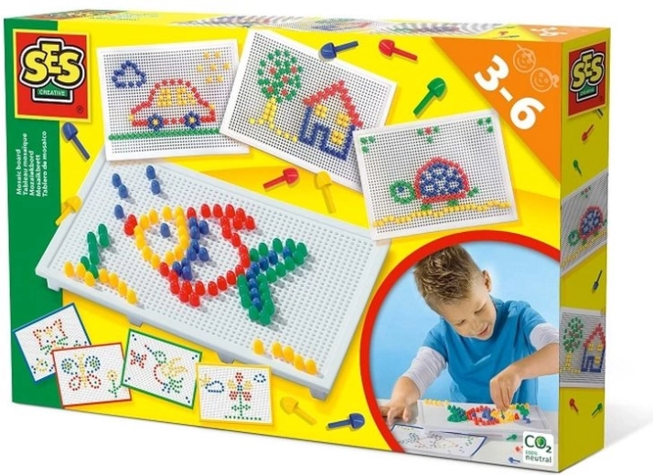 SES Creative mosaic pegboard