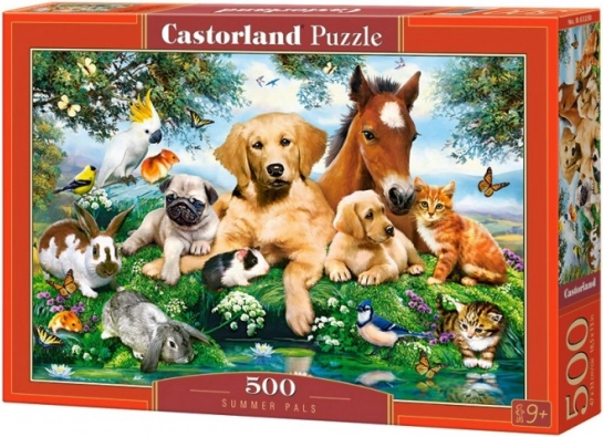 Dėlionė 500 dalių Summer Pals CASTORLAND