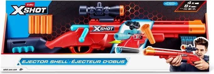 ZURU X-Shot putų šautuvas su užtaisymo sklende (bolt action) ir taikikliu