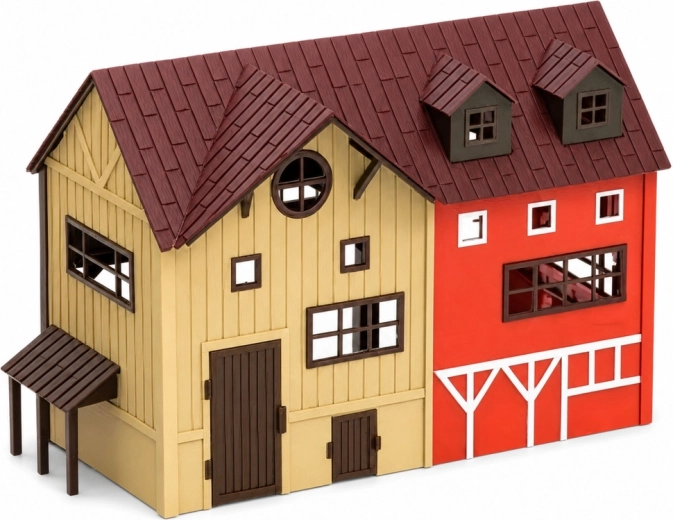 Barn and farm building with detailed design