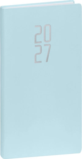 Notique pocket diary Ponza 2027 light blue 9 × 15.5 cm