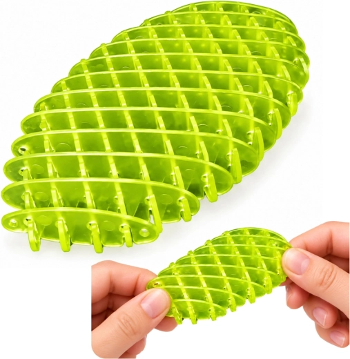 Žalias elastingas antistresinis fidget žaislas, 5 cm