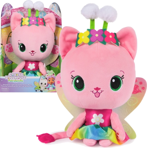 Spin Master Gabby’s Dollhouse pliušinė fėja katytė Wróżkicia, interaktyvi 35 cm