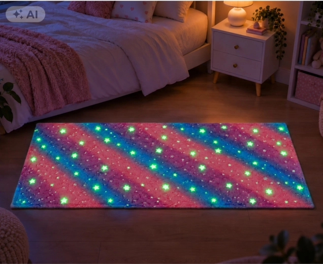 Stars that glow in the dark