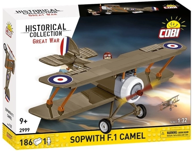 Cobi Sopwith F.1 Camel lėktuvo konstruktorius 1:32