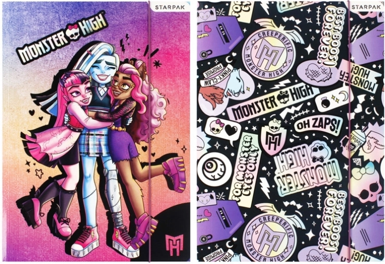 Sąsiuvinių aplankas A4 Monster High - 1 vnt.