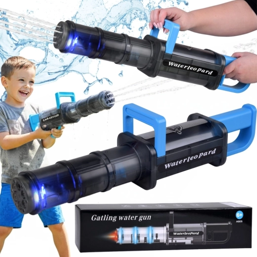 Elektrinis vandens pistoletas Waterleopard su LED apšvietimu, automatinis vandens įsiurbimas