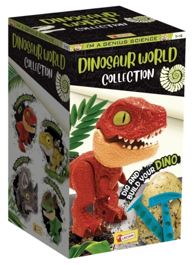 4 surenkamų dinozaurų kolekcija