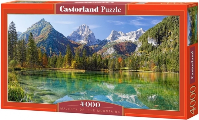 Dėlionė 4000 detalių „Kalnų didybė“ CASTORLAND
