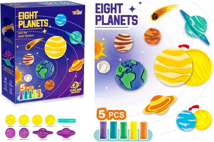 Kūrybinis plastilinas – kosminis rinkinys