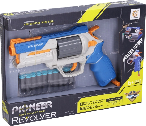Pioneer revolver – foam-dart gun 25 cm