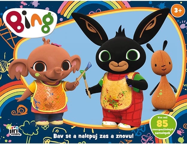 Reusable stickers with backgrounds Bing - 1 piece