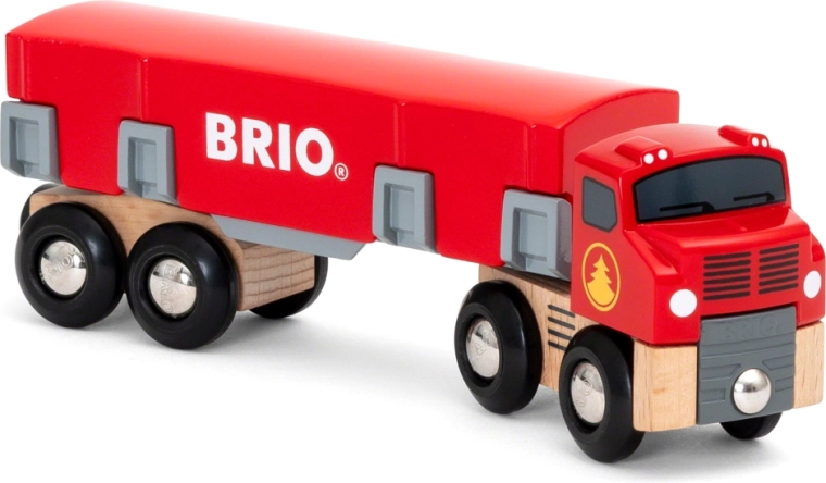 BRIO World vilkikas su rąstais