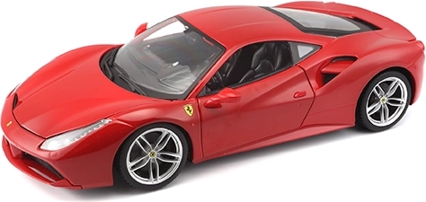 Metalinis automobilio modelis Ferrari 488 GTB 1:18 iš Bburago
