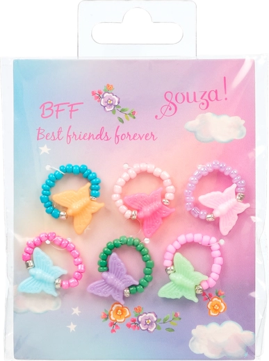 Souza! Dana Adjustable Ring Gift Set - 6 pcs
