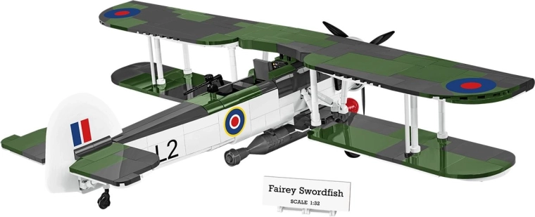 Detalus Fairey Swordfish modelis masteliu 1:32