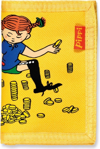 Vaikiška piniginė Pippi – geltona