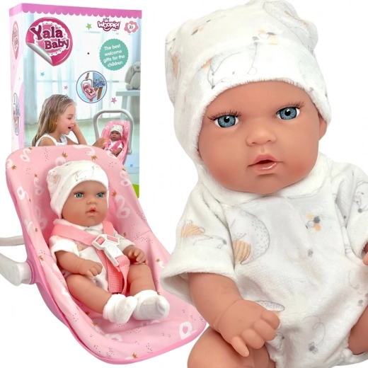WOOPIE Royal vaikiška lėlė 30,5 cm su rožine nešyne