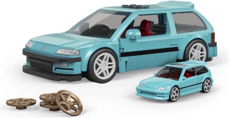 Hot Wheels Speed Series – „Custom ’90 Honda Civic EF“ automobilio konstruktorius