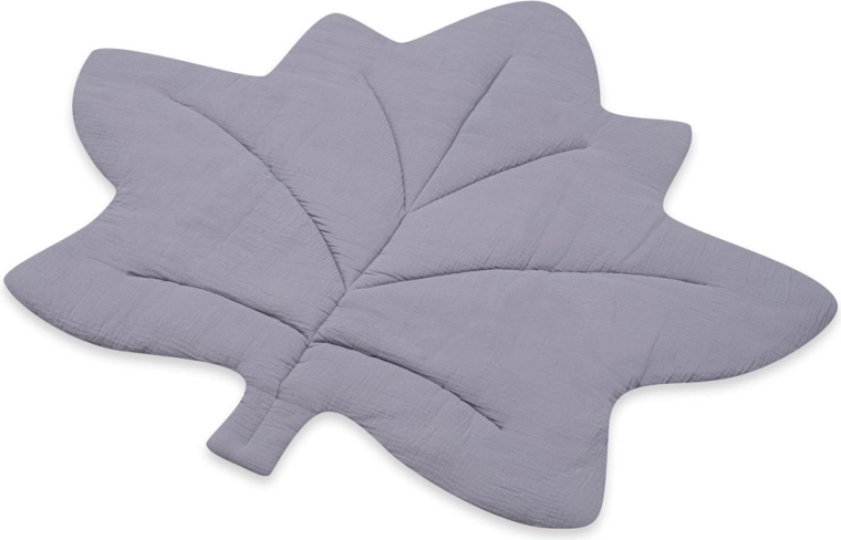 Muslino žaidimų kilimėlis New Baby Leaf, mėlynas