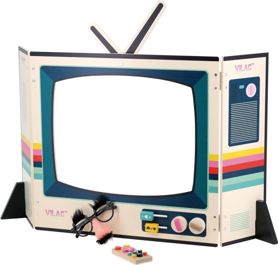 Vilac wooden theatre – retro TV
