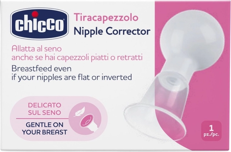 Chicco krūtų spenelių korektorius