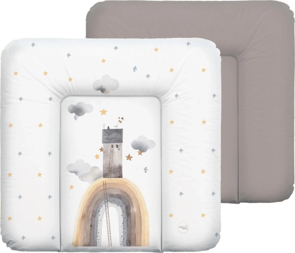 Ceba baby minkštas vystymo kilimėlis Basic Rainbow Home 75 × 72 cm