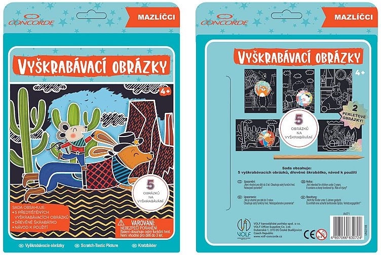 Išraižomi paveikslėliai Concorde – augintiniai
