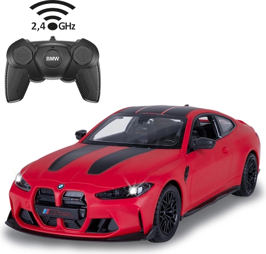 RC automobilis JAMARA BMW M4 CSL 1:16 raudonas