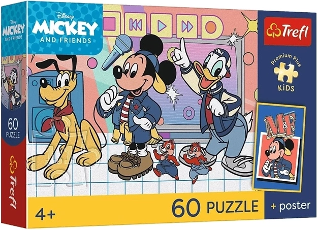 Disney Mickey Mouse Gang – 60-piece puzzle for kids