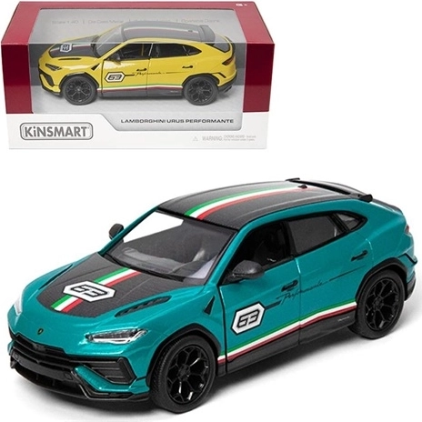 Metalinis Lamborghini Urus Performante modelis lenktyninio dizaino