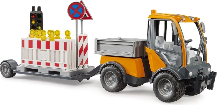 Bruder VarioCar su platforma ir kelių eismo saugos priekaba