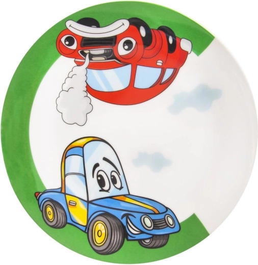 Linksmas automobiliukų motyvas, kuris patinka vaikams