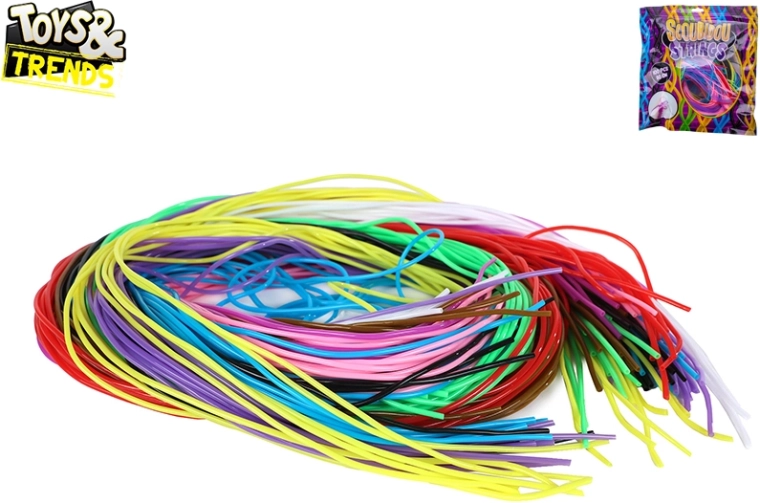 Scoubidou pynimo virvelės – 100 vnt. rinkinys