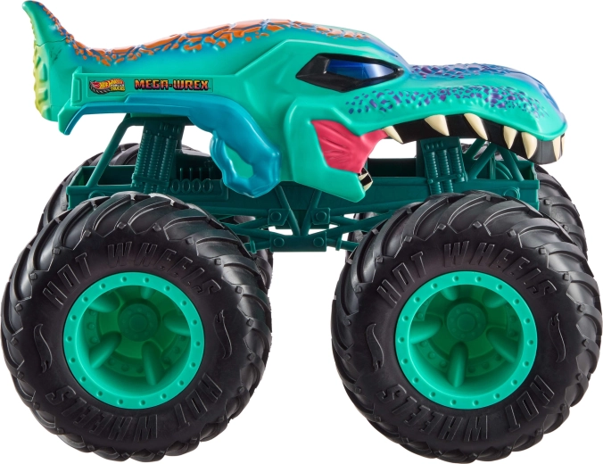 Striking Mega‑Wrex dino design that stands out at first glance