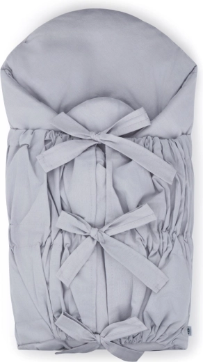Petite&Mars Nurse swaddle blanket with coconut insert, light grey, 75 × 75 cm
