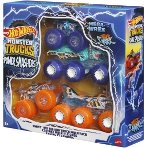 Hot Wheels Monster Trucks Power Smashers automobilių rinkinys