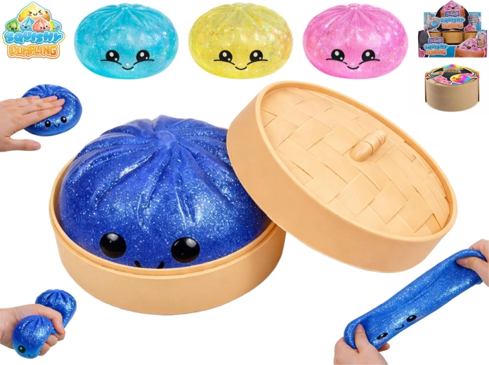 „Squishy“ koldūnas – antistresinis žaisliukas Sugar 9 cm (spalvų mix)