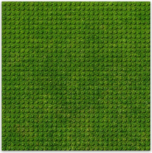 BRIXIES Plus design building base grass 25.5 x 25.5 cm