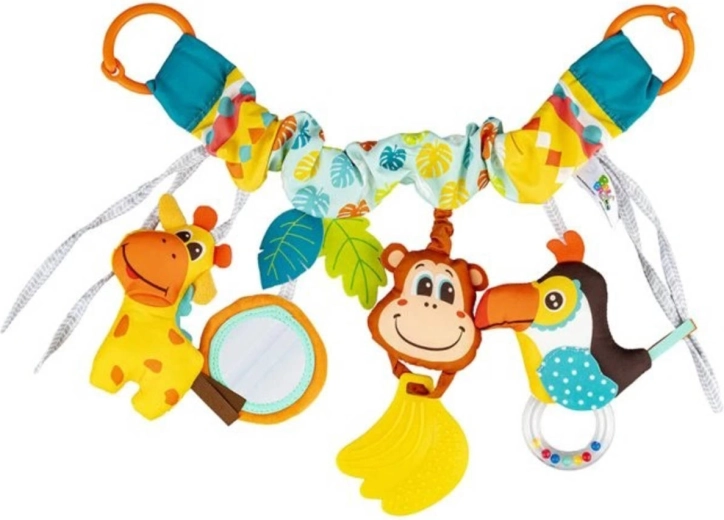 Balibazoo hanging stroller toy with animals