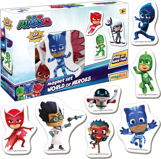 PJ MASKS magnetų rinkinys