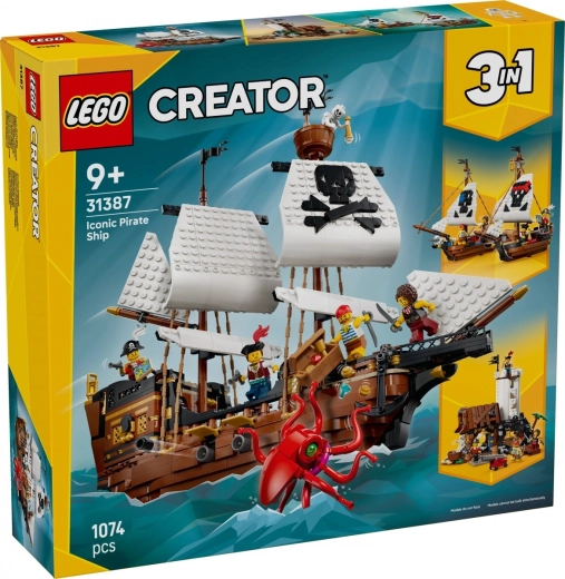 LEGO Creator 3 viename legendinis piratų laivas