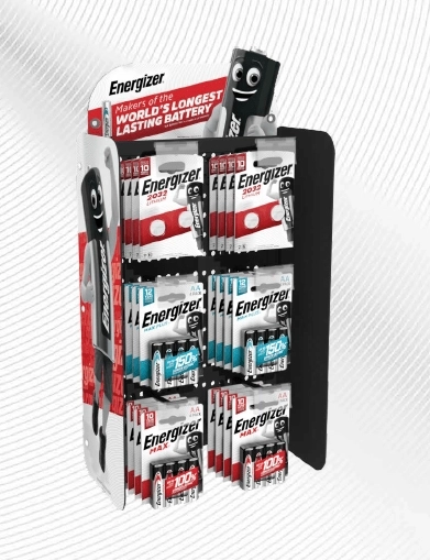 Energizer vertikalus 2×3 stovas su magnetiniu laikikliu