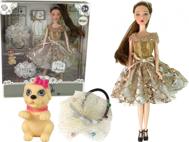 EMILY Doll with Puppy and Accessories